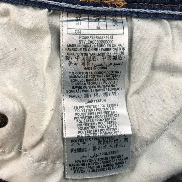 Guess Womens Jeans Sze 34 Low Rise Jeggings Skinny Leg Blue Denim Classic Casual - Picture 4 of 16